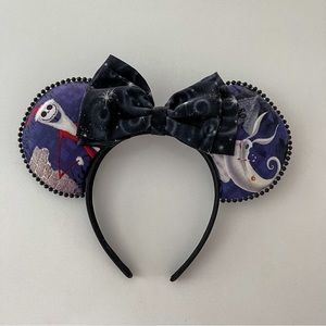 Custom Nightmare Before Christmas Jack Skellington Zero Mickey Ears